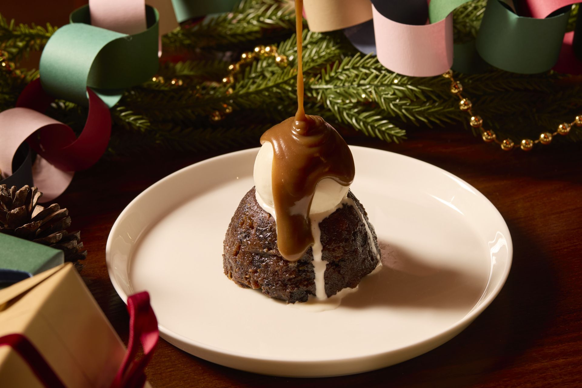 A Christmas Day pudding